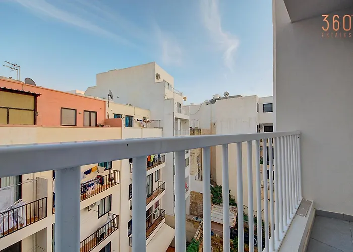 Modern & Spacious 2br With Balconies In Msida By 360 Estates Pieta